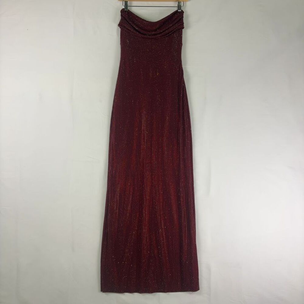 Unbranded Burgundy Maxi Dress